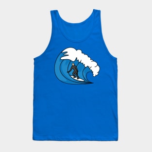 Great wave with surfer Tank Top
